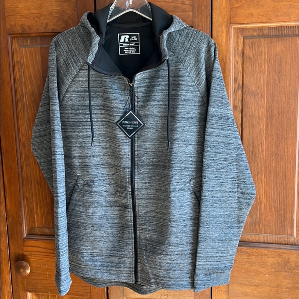 Hides zipped sweatshirt jacket